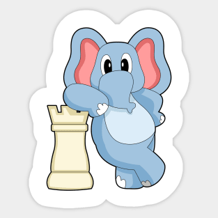 Chess piece Rook Elephant Chess Sticker